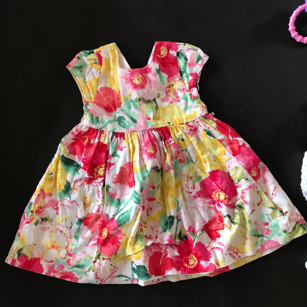 Ralph Lauren - bright floral - 18mo dress